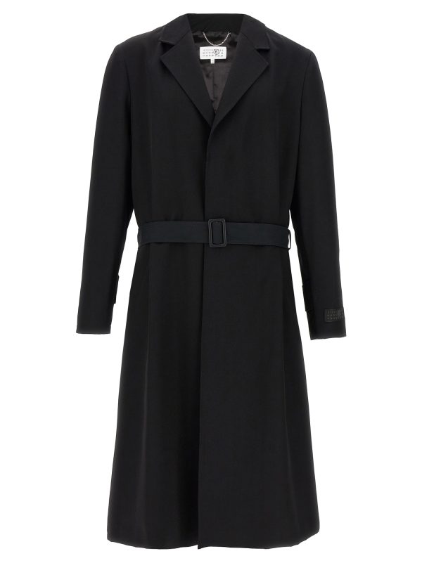 Wool trench coat